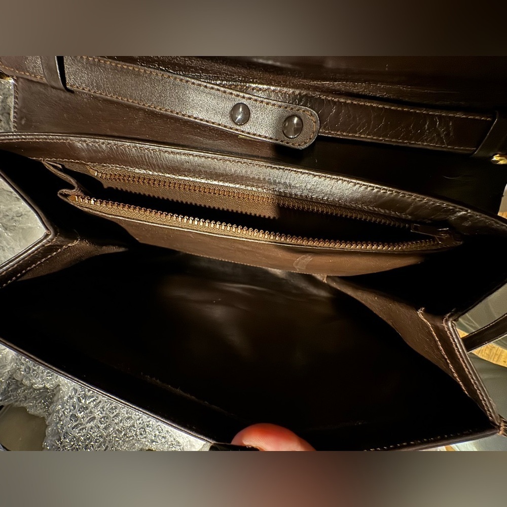 Gucci Horsebit Vintage Sherry Line Convertible Crossbody in Brown Leather - Picture 7 of 16